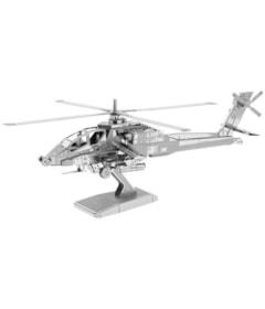 Produto AH-64 Apache Trovão Azul Kit de Montar de Metal - Metal Earth - Fascinations