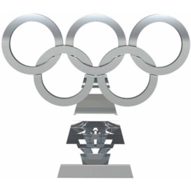 Anéis Olímpicos Rings of Strength model constructor kit - Metal Time