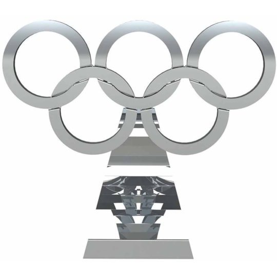 Anéis Olímpicos Rings of Strength model constructor kit - Metal Time