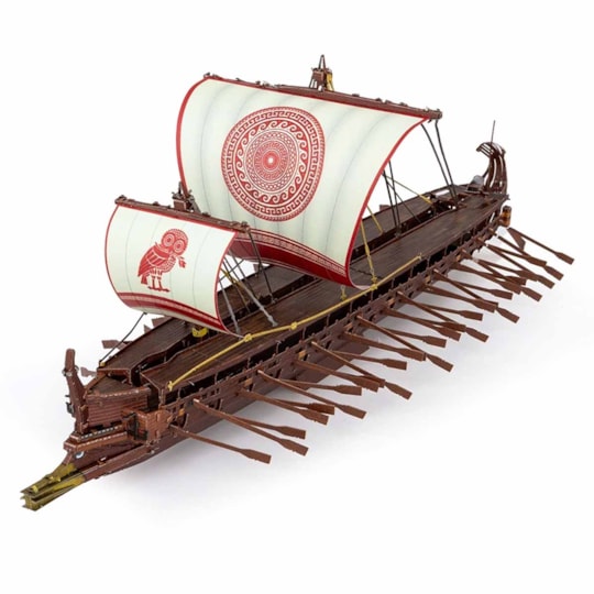 Barco Grego Greek Trireme Premium Series Kit de Montar de Metal - Metal Earth - Fascinations