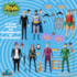 Batman 1966 Classic TV Series Deluxe Boxed Set - 5 Points Figures - Mezco