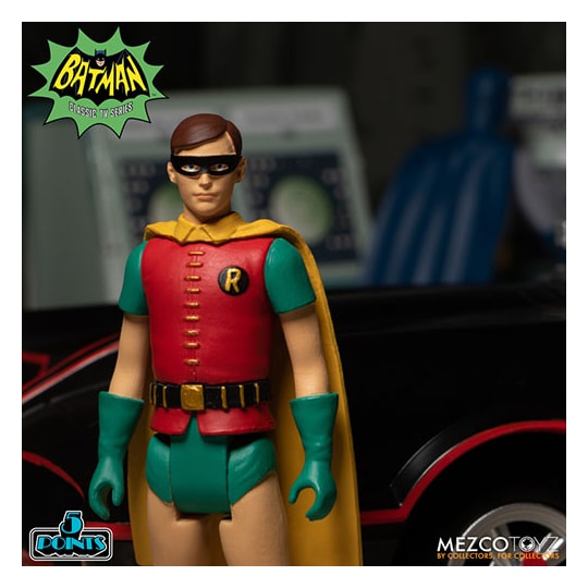 Batman 1966 Classic TV Series Deluxe Boxed Set - 5 Points Figures - Mezco