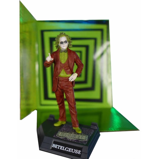 Beetlejuice 2024 Chase Glow in the Dark Edition Movie Maniacs Figures Mcfarlane