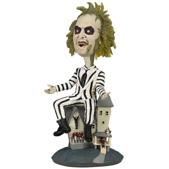 Beetlejuice Striped Suit Head Knockers Figure - NECA