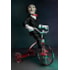 Billy The Puppet On Tricycle Figure com som 30 cm - Saw Jogos Mortais - NECA