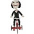 Billy The Puppet On Tricycle Head Knockers Figure - Saw Jogos Mortais - NECA