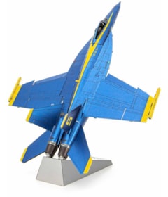 Produto Blue Angels F/A-18 Super Hornet Premium Series Kit de Montar de Metal - Metal Earth - Fascinations