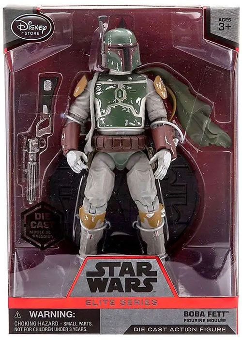 Boba Fett Die Cast Action Figure Elite Series Star Wars Disney