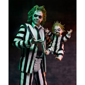 Boneco Articulado Beetlejuice Ultimate Striped Suit 7" Scale Figure - Beetlejuice - NECA