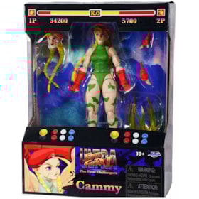 Boneco articulado Cammy Escala 1/12 - Street Fighter II The Final Challengers - Jada Toys
