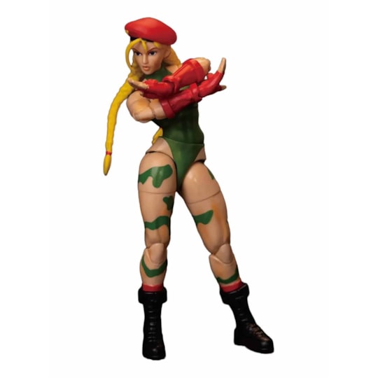 Boneco articulado Cammy Escala 1/12 - Street Fighter II The Final Challengers - Jada Toys