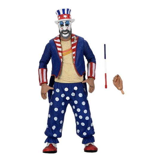 Boneco Articulado Captain Spalding House of 1000 Corpses 20th Anniversary NECA