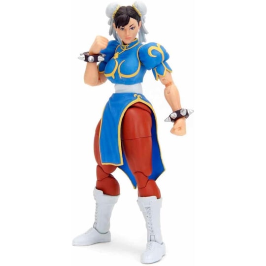 Boneco articulado Chun-Li Escala 1/12 Street Fighter II The Final Challengers Jada Toys