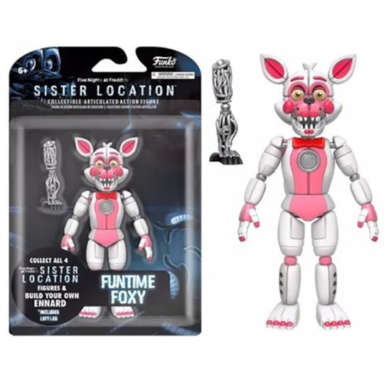 Boneco Articulado Funtime Foxy Figure 12,5cm - Five Nights at Freddy's - FNAF