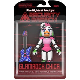 Boneco Articulado Glamrock Chica Figure 12,5 cm - Five Nights at Freddy's Security Breach - FNAF