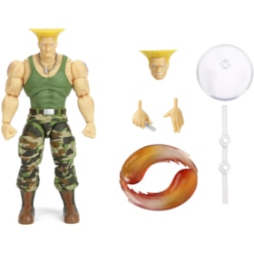Boneco articulado Guile Escala 1/12 Street Fighter II The Final Challengers Jada Toys