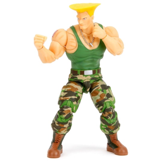 Boneco articulado Guile Escala 1/12 Street Fighter II The Final Challengers Jada Toys