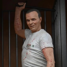 Boneco Articulado Hannibal Lecter Prison Escape 7" Scale Figures Silence Of The Lambs O Silêncio dos Inocentes NECA