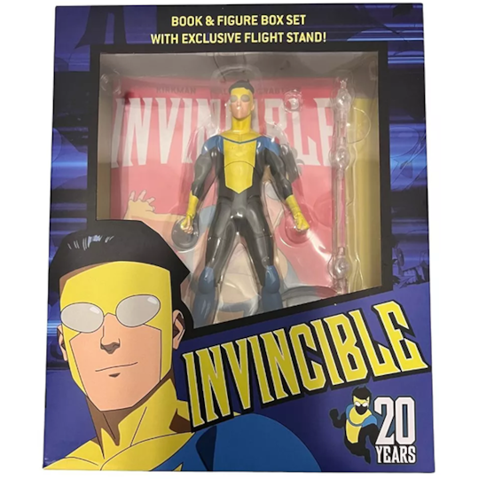 Boneco Articulado Invincible Deluxe set com quadrinhos Diamond Select