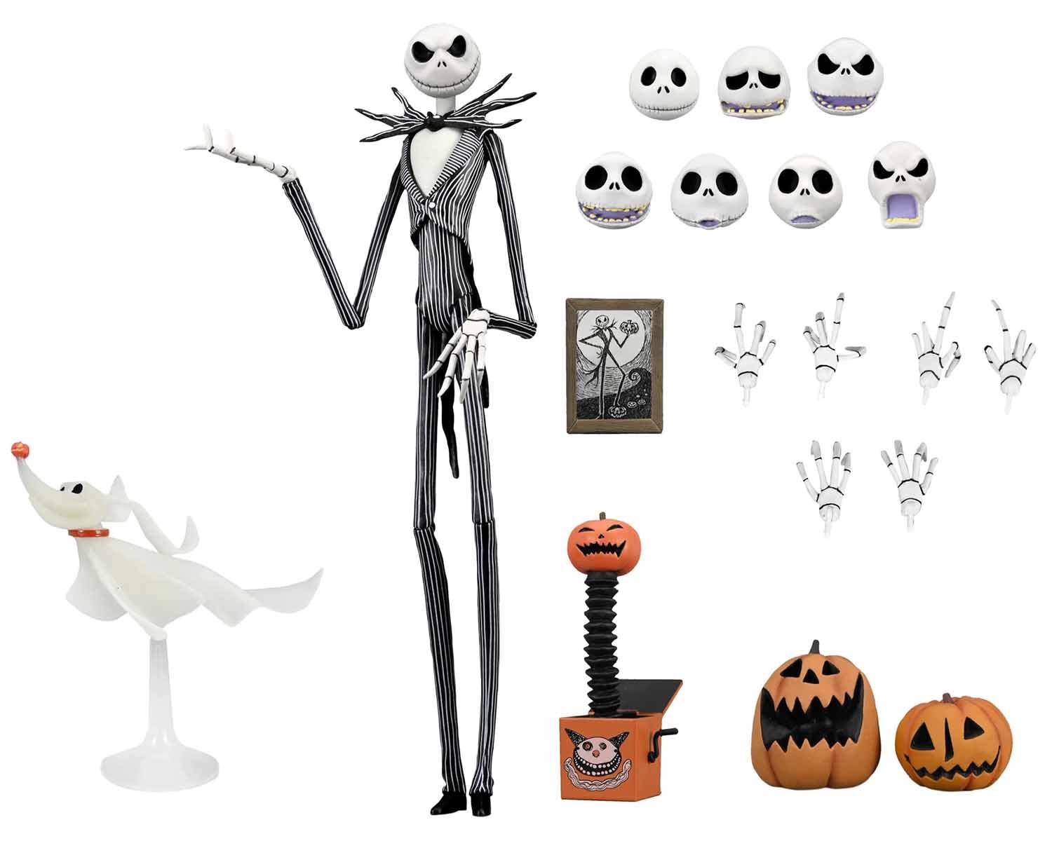 Boneco Articulado Jack Skellington Ultimate - Nightmare Before