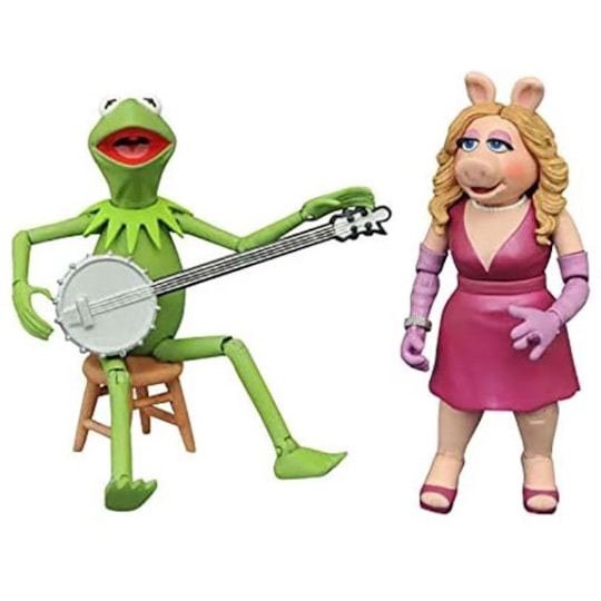 Boneco Articulado Kermit & Miss Piggy Os Muppets - The Best of Series 01 - Diamond Select