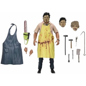Boneco Articulado Leatherface Ultimate Figure 50th Anniversary - O Massacre da Serra Elétrica - Texas Chainsaw Massacre - NECA