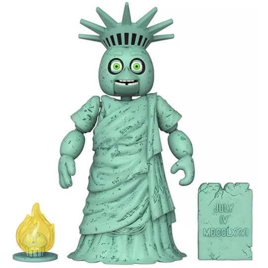 Boneco Articulado Liberty Chica Figure 12,5 cm Brilha no Escuro - Five Nights at Freddy's - FNAF