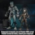 Boneco Articulado Predador Predator Ultimate Deluxe Stone Heart Predator Concrete Jungle - NECA