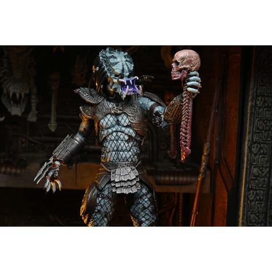 Boneco Articulado Predador Predator Ultimate Warrior 30th Anniversary - Predator 2 - NECA