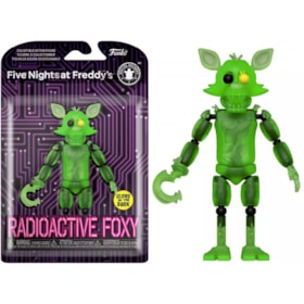 Boneco Articulado Radioactive Foxy Figure 12,5cm - Five Nights at Freddy's - FNAF