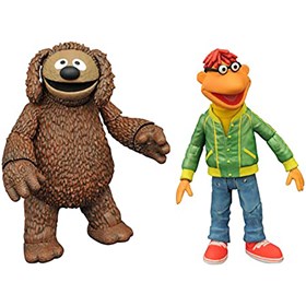 Boneco Articulado Scooter & Rowlf Os Muppets - The Best of Series 01 - Diamond Select