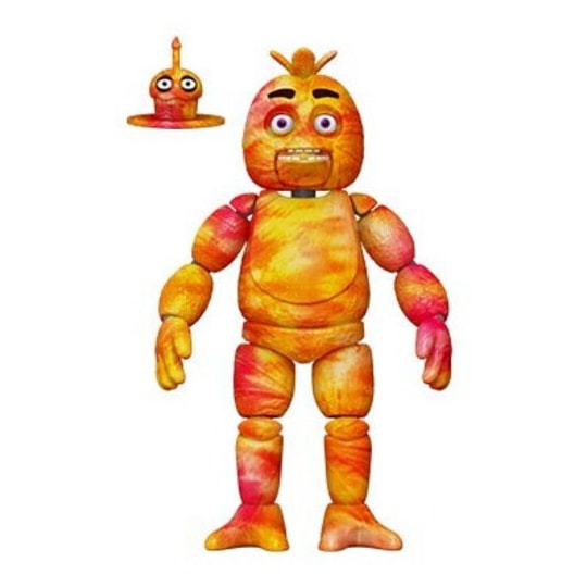 Boneco Articulado Tie-Dye Chica Figure 12,5 cm - Five Nights at Freddy's - FNAF