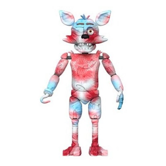 Boneco Articulado Tie-Dye Foxy Figure 12,5 cm - Five Nights at Freddy's -  FNAF - Geek Fanaticos