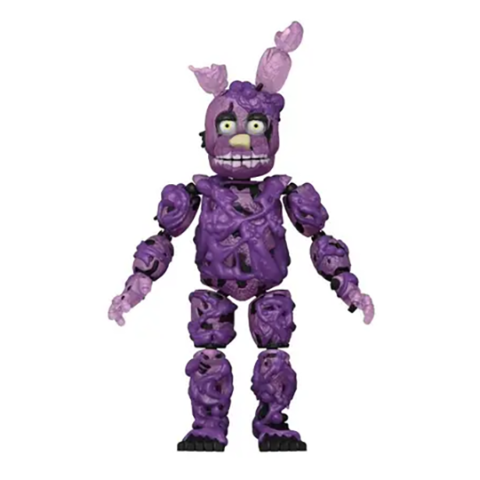 Boneco Articulado Toxic Springtrap Figure 12,5 cm Brilha no Escuro - Five Nights at Freddy's - FNAF