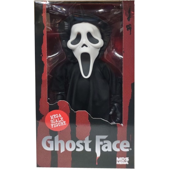 Boneco Ghostface Pânico Scream Mega Scale Talking Doll 38 Cm - Mezco