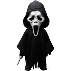 Boneco Ghostface Pânico Scream Mega Scale Talking Doll 38 Cm - Mezco