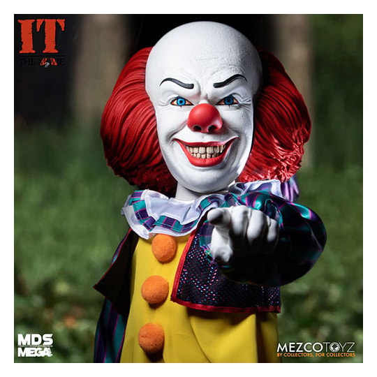Boneco Pennywise 1990 Miniseries Mega Scale Talking Doll 38 Cm - Mezco