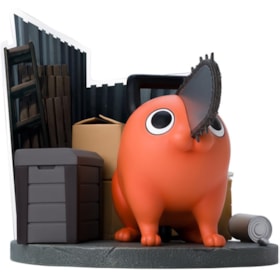 Boneco Pochita SFC Super Figure Collection - Chainsaw Man - Abystyle Abysse