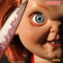 Boneco Sneering Chucky 38 cm - Mega Scale Talking Doll Child's Play 2  - Mezco