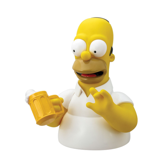 Busto Cofre Homer C Cerveja Monogram The Simpsons Bust Bank Geek Fanaticos