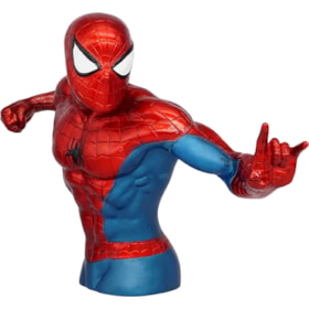 Busto Cofre Spider-Man Bust Bank Metallic Color - Marvel - Monogram
