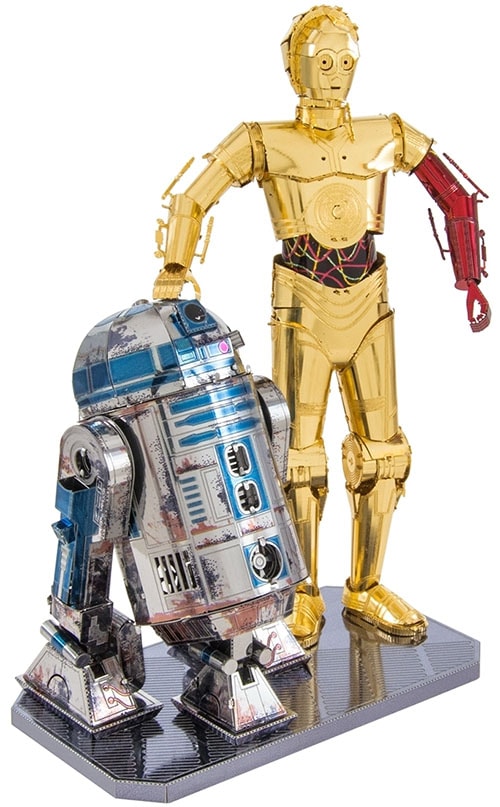 C-3PO & R2-D2 Kit de Montar de Metal Deluxe - Star Wars - Metal