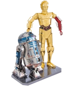 Produto C-3PO & R2-D2 Kit de Montar de Metal Deluxe - Star Wars - Metal Earth - Fascinations