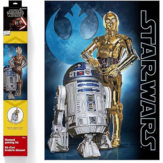 C-3PO R2-D2 Diamond Painting Kit - Diamond Dotz