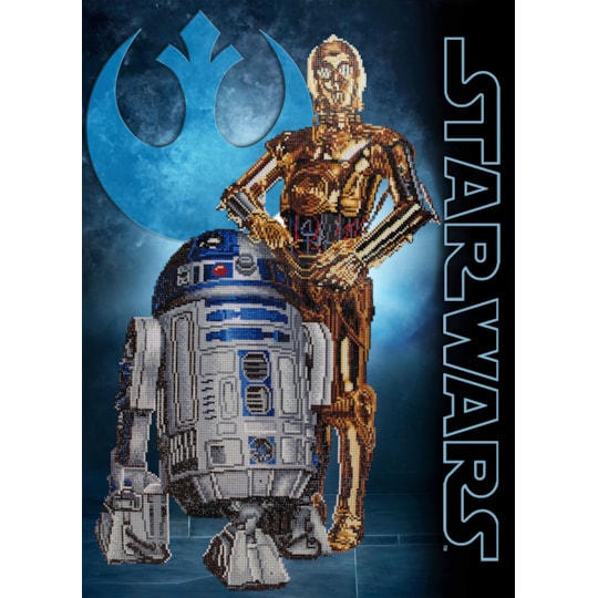 C-3PO R2-D2 Diamond Painting Kit - Diamond Dotz