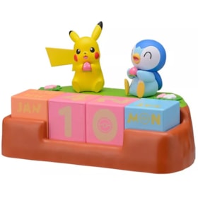 Calendário Perpétuo Pikachu e Piplup Pokemon Sega