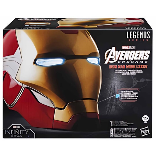 Capacete Iron Man Mark 85 - Eletronic Helmet - Avengers Endgame - Marvel Legends - Hasbro - Marvel