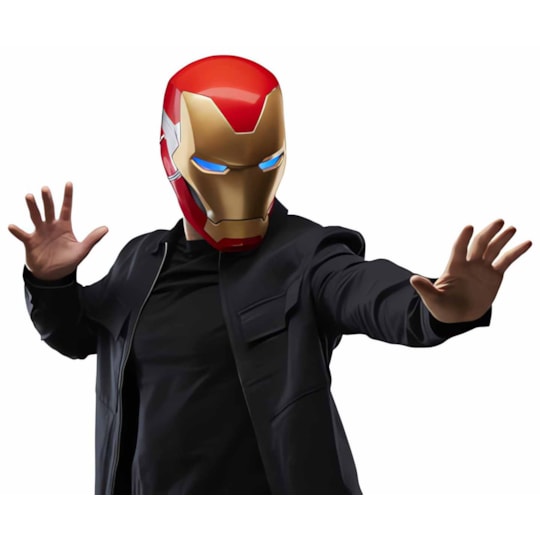 Capacete Iron Man Mark 85 - Eletronic Helmet - Avengers Endgame - Marvel Legends - Hasbro - Marvel