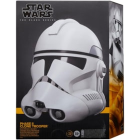 Capacete Phase II Clone Trooper Premium Electronic Helmet - Black Series - Hasbro