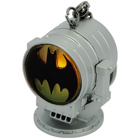 Chaveiro 3D Bat-Sinal Bat-Signal de metal que acende Batman Abysse Abystyle Studio